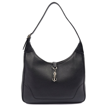 Hermes Tote Trim  in Black, Togo Leather — Alternate View 12