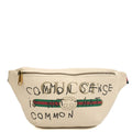 Gucci Cross Body Bum Bag in White, Leather — Front View