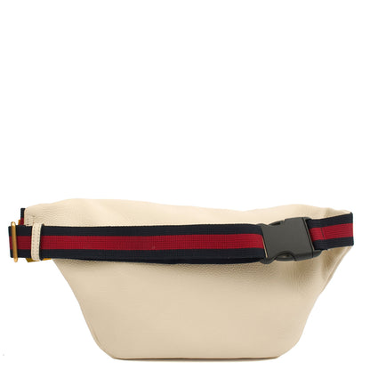 Gucci Cross Body Bum Bag in White, Leather — Alternate View 10