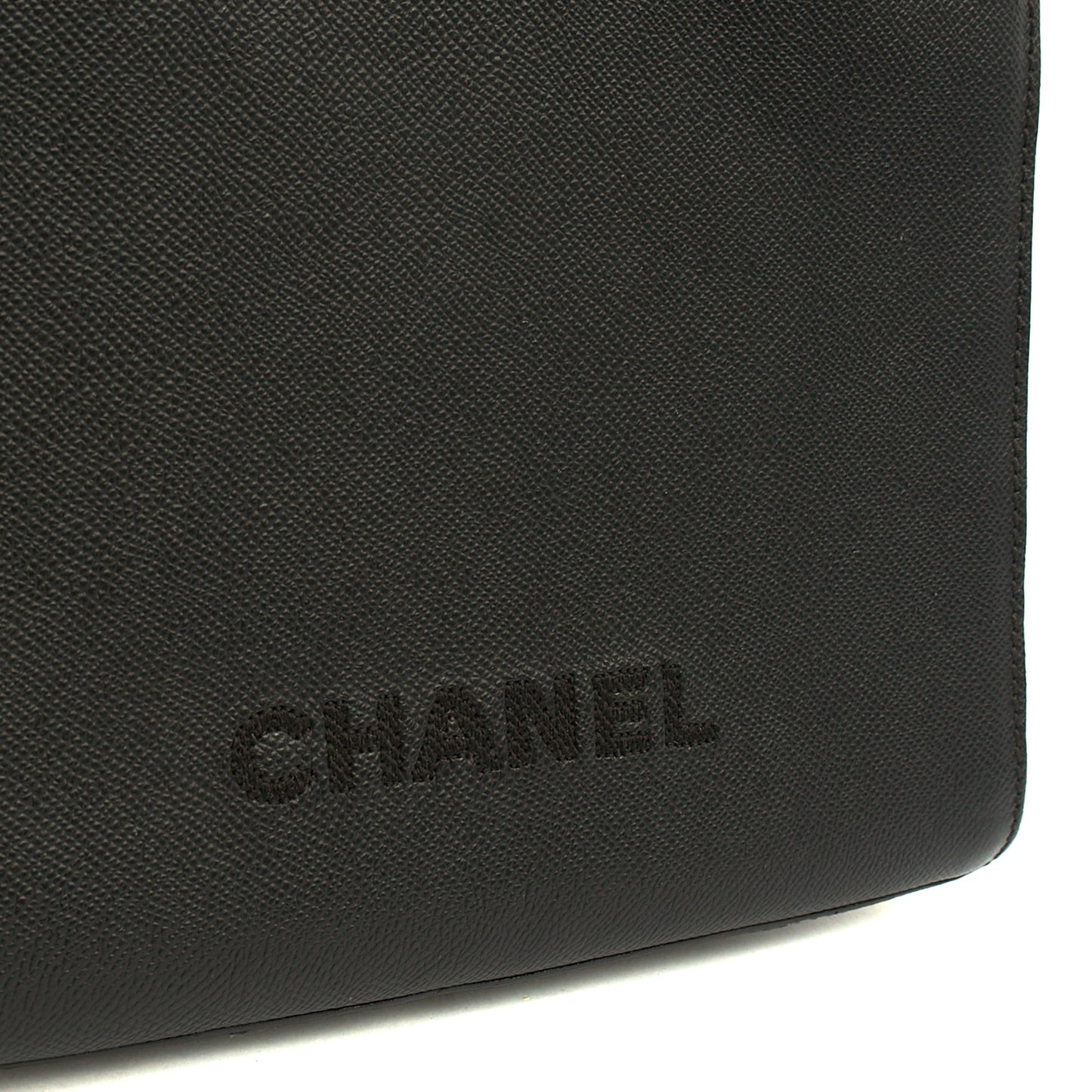 Chanel Tote Vintage Tote in Black, Caviar Leather — Alternate View 14