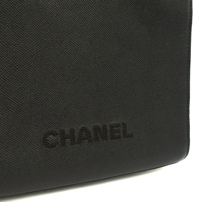 Chanel Tote Vintage Tote in Black, Caviar Leather — Alternate View 14