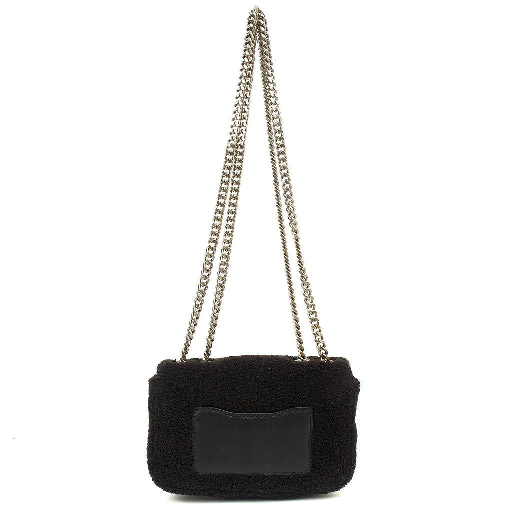 Marc Jacobs Cross Body Glam Shot - Mini in tonal black, Fabric — Back View