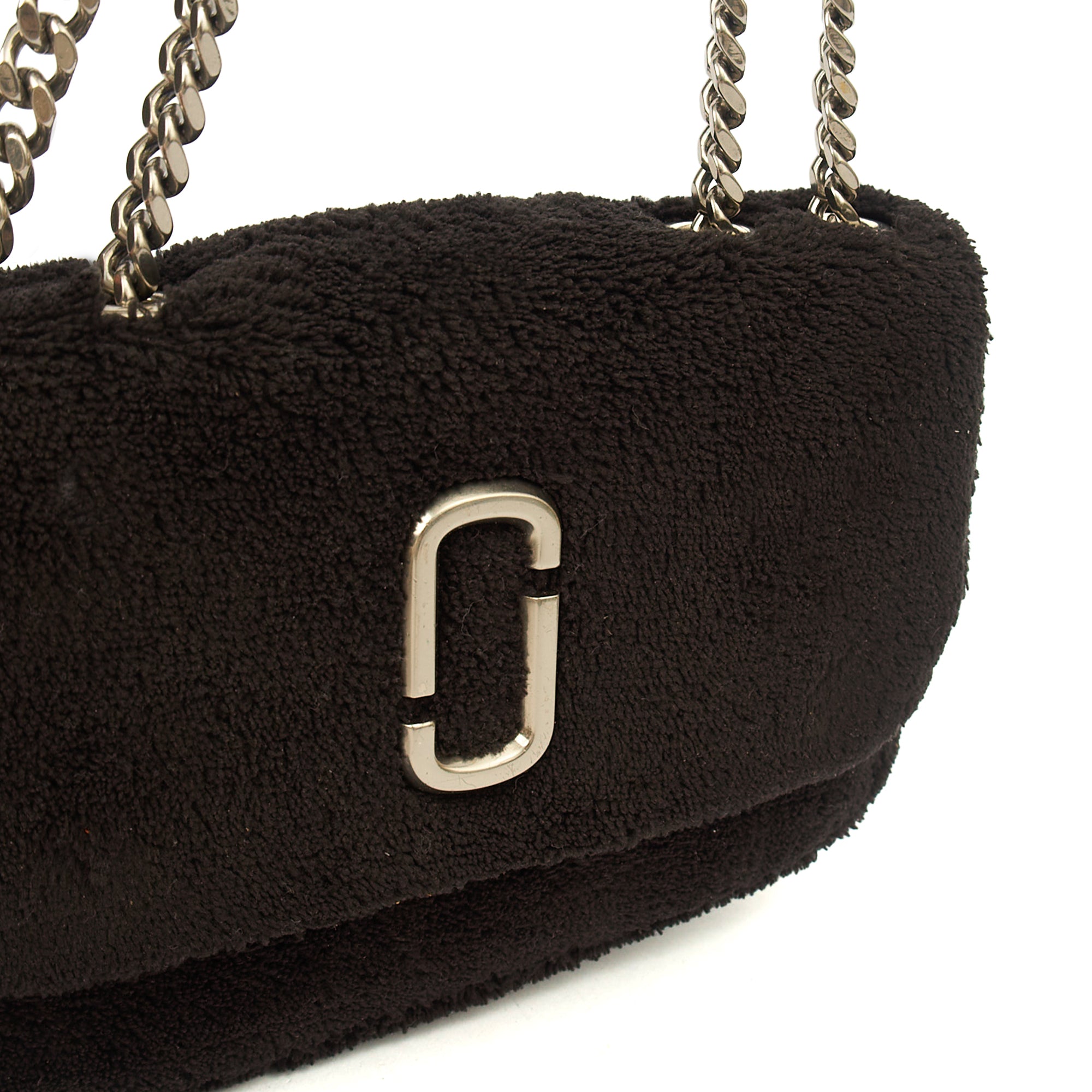 Marc Jacobs Cross Body Glam Shot - Mini in tonal black, Fabric — Lifestyle View