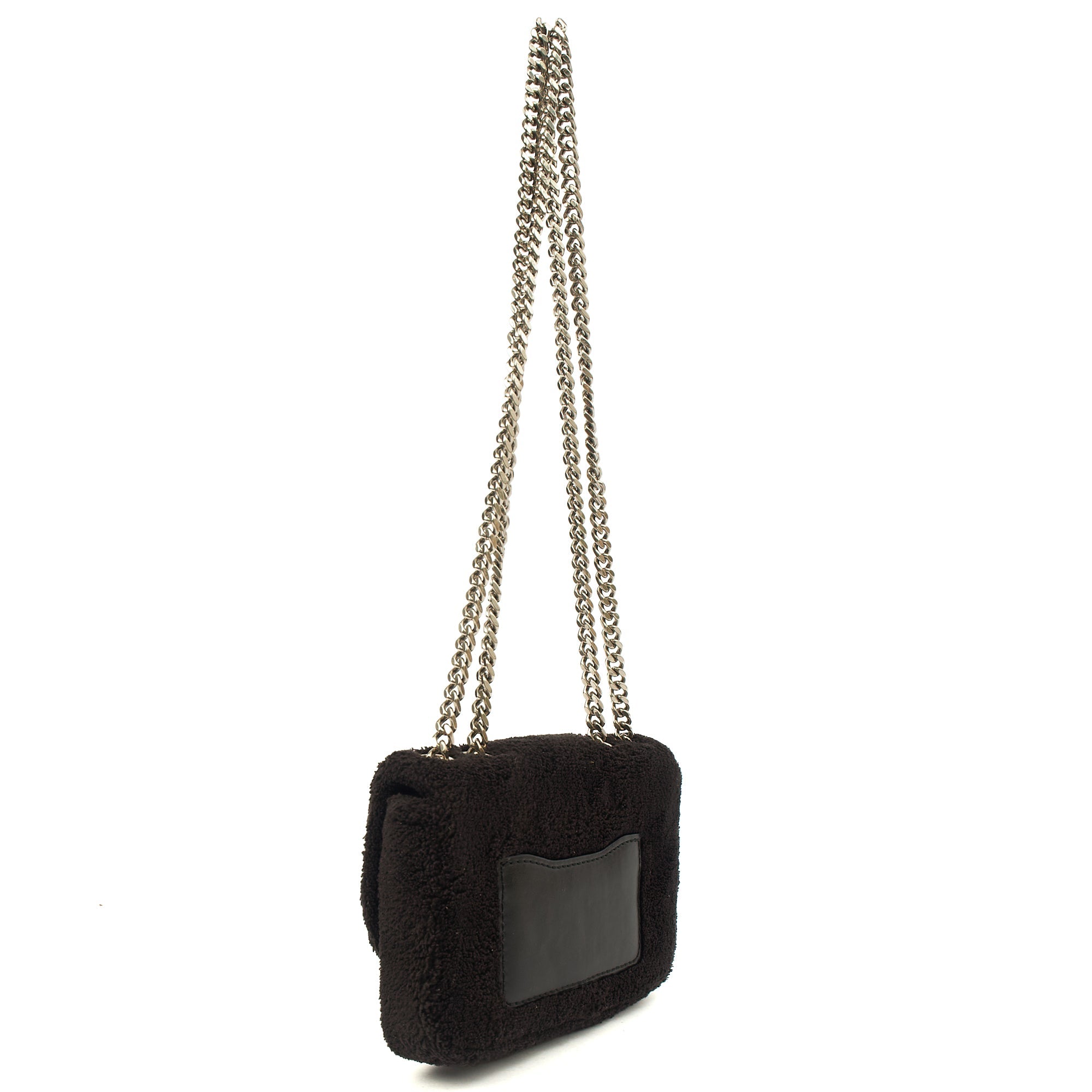 Marc Jacobs Cross Body Glam Shot - Mini in tonal black, Fabric — Side View