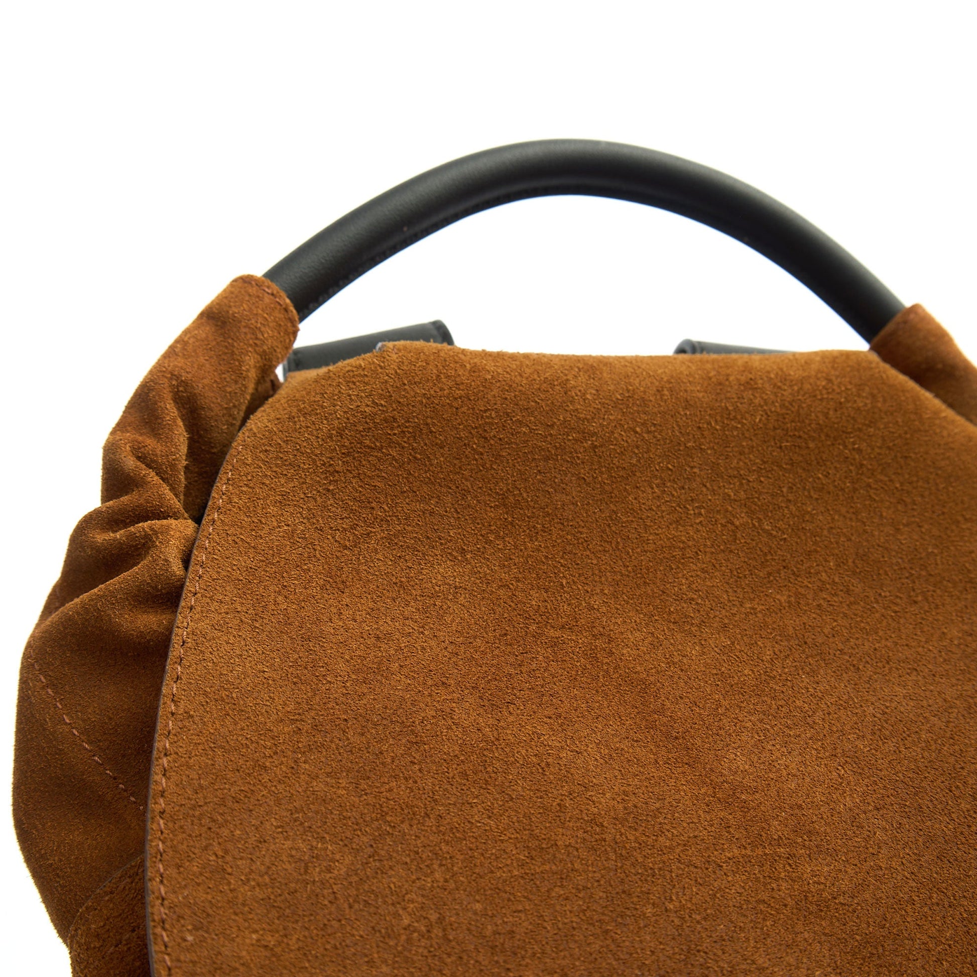 Loewe Backpack Flamenco in Brown, Suede — Alternate View 23