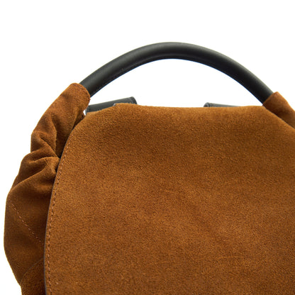 Loewe Backpack Flamenco in Brown, Suede — Alternate View 15
