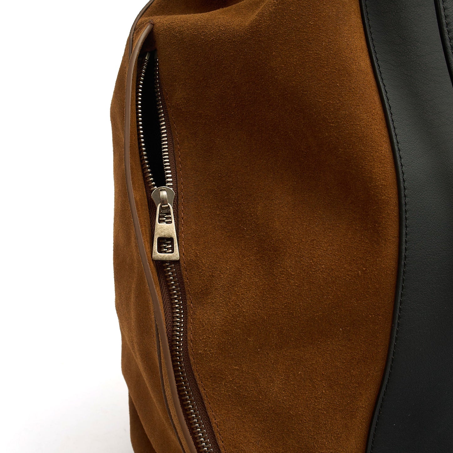 Loewe Backpack Flamenco in Brown, Suede — Detail View
