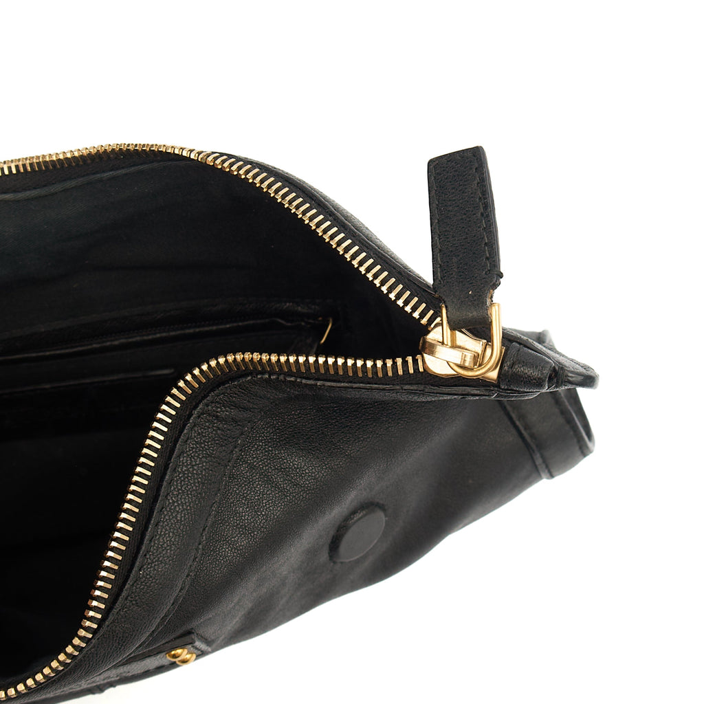 Alexander McQueen Clutch De Manta Clutch in Black, Leather — Alternate View 19