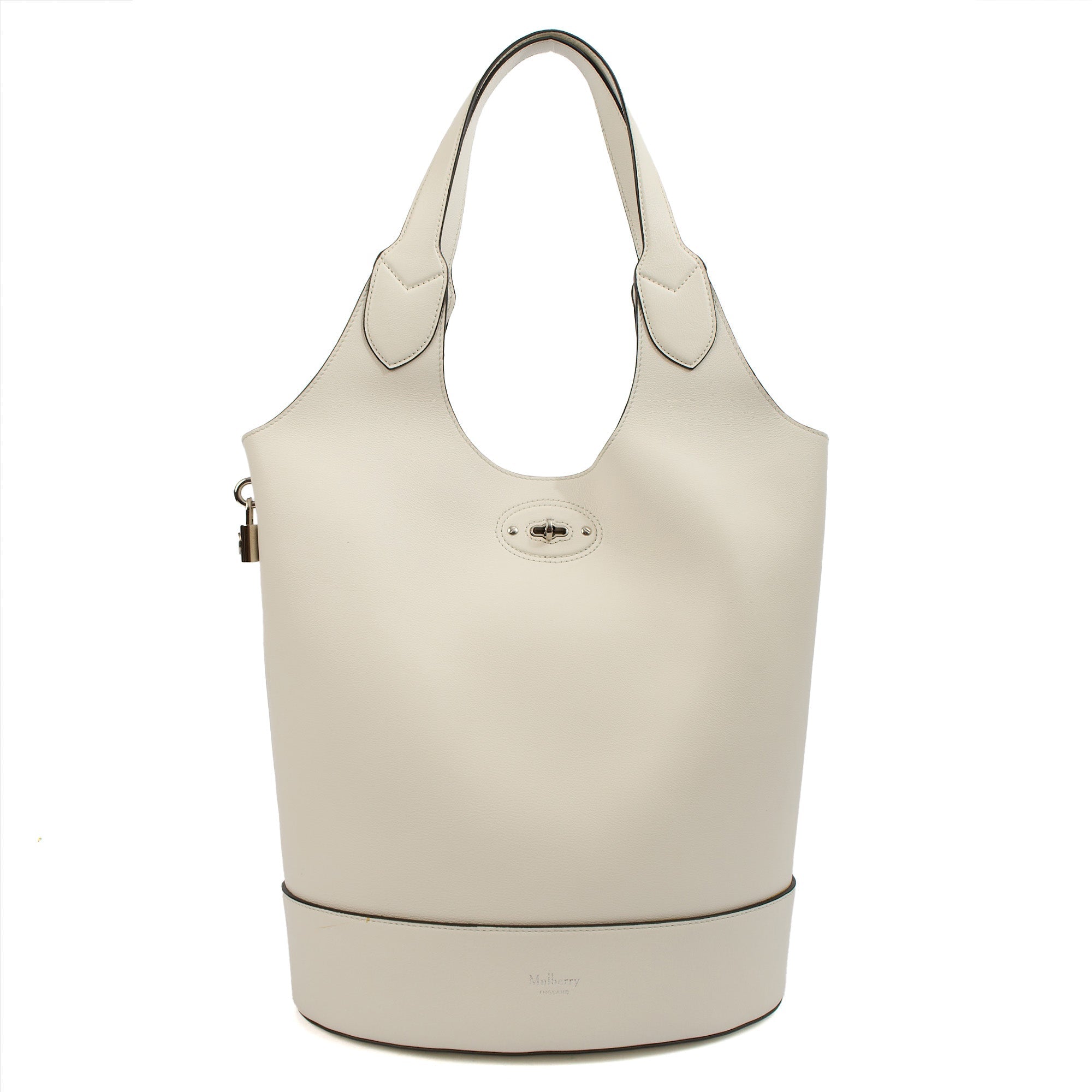Mulberry Tote Lily - Tote  in White, Leather — Front View