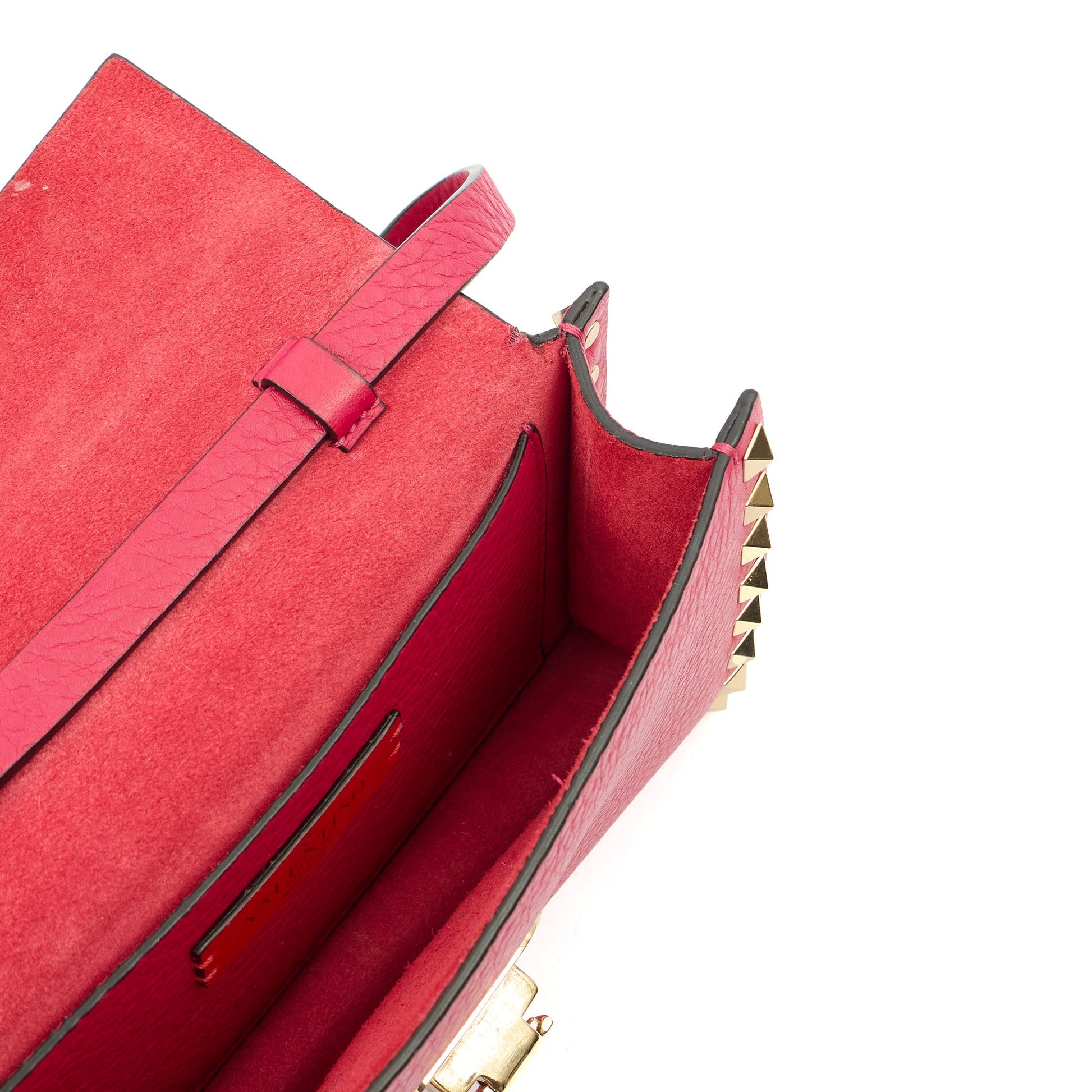 Valentino Cross Body Free Rockstud Bag - Small in Pink, Calfskin — Alternate View 7