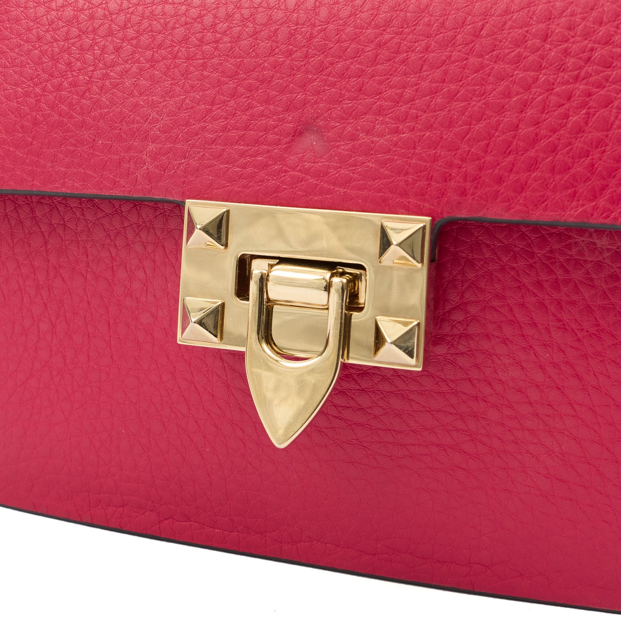 Valentino Cross Body Free Rockstud Bag - Small in Pink, Calfskin — Lifestyle View