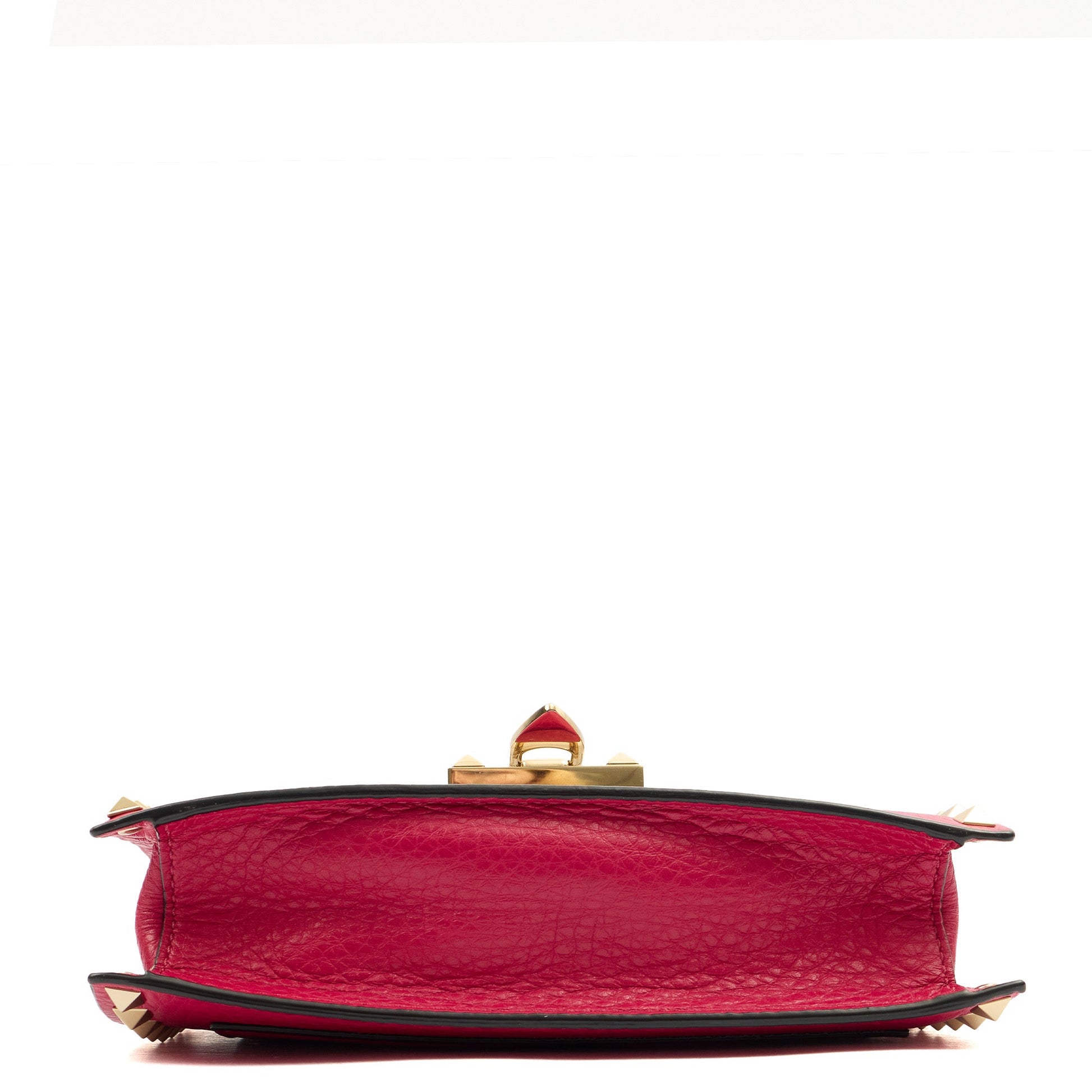 Valentino Cross Body Free Rockstud Bag - Small in Pink, Calfskin — Detail View