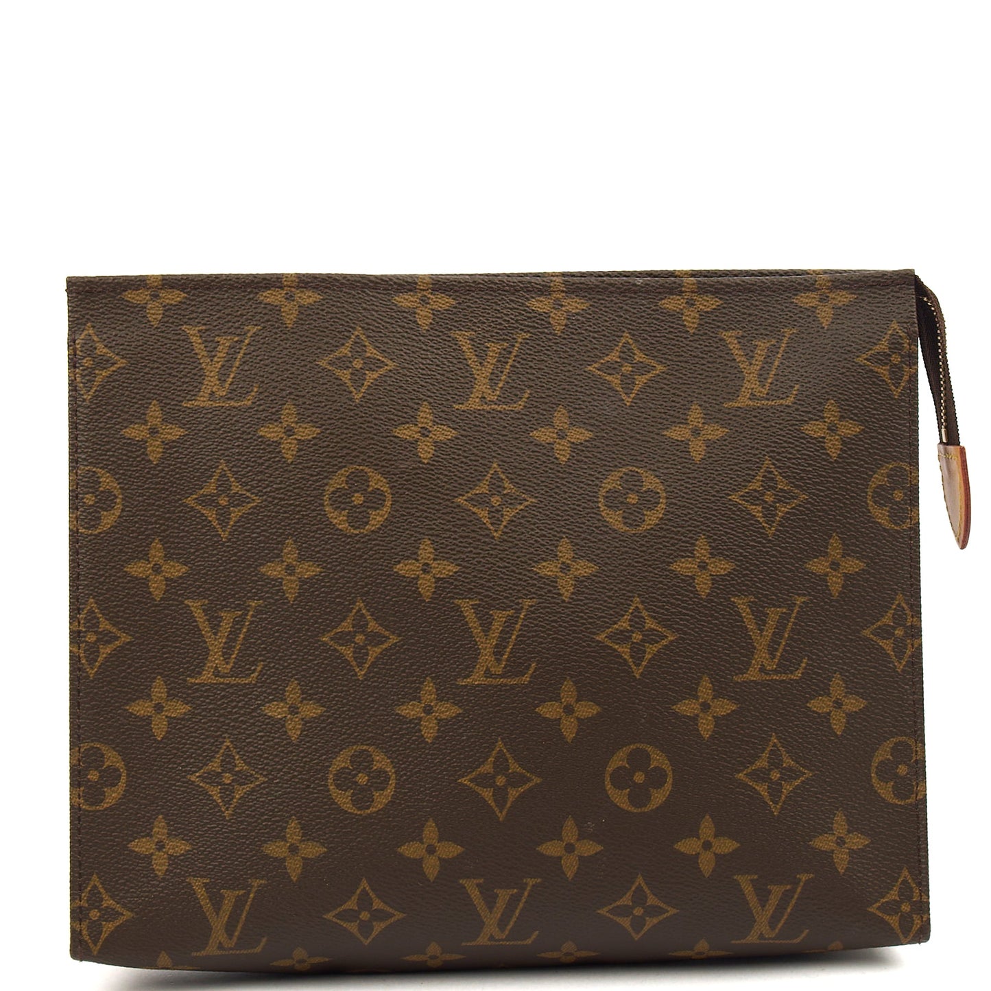 Louis Vuitton Clutch Toiletry Pouch 26  in Monogram, Canvas — Front View