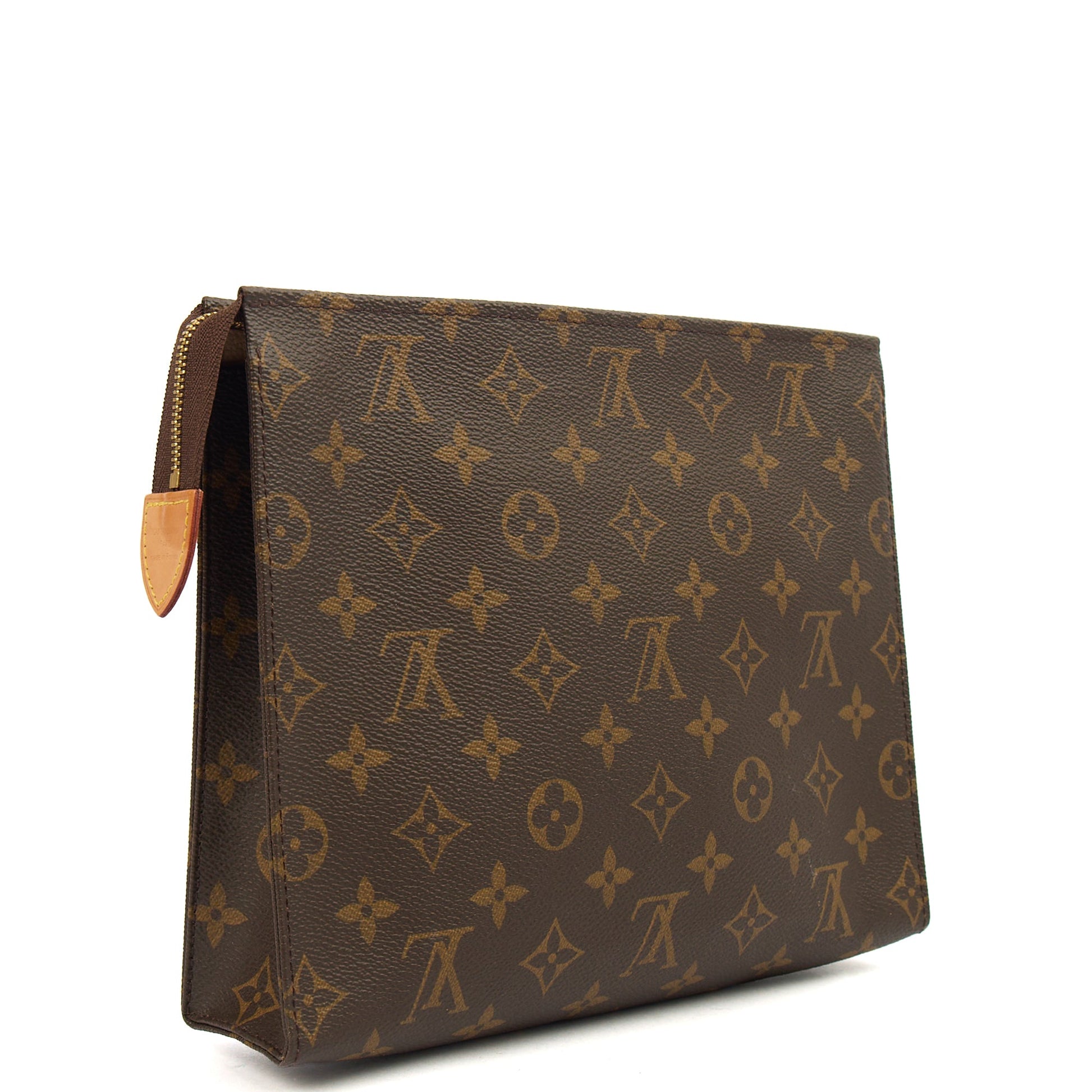Louis Vuitton Clutch Toiletry Pouch 26  in Monogram, Canvas — Top View