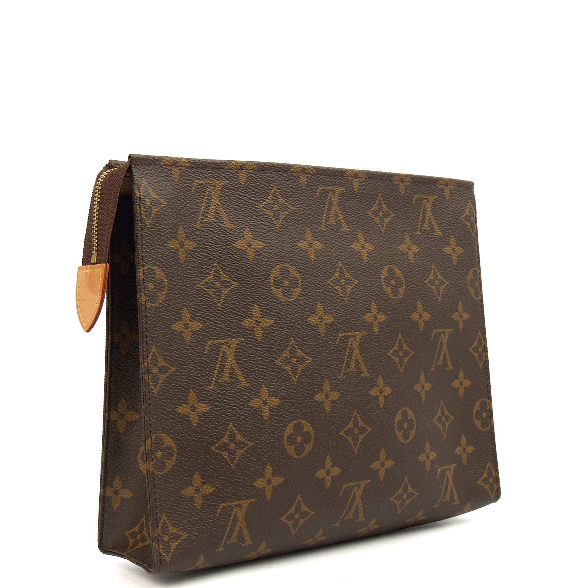 Louis Vuitton Clutch Toiletry Pouch 26  in Monogram, Canvas — Top View