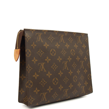 Louis Vuitton Clutch Toiletry Pouch 26  in Monogram, Canvas — Top View