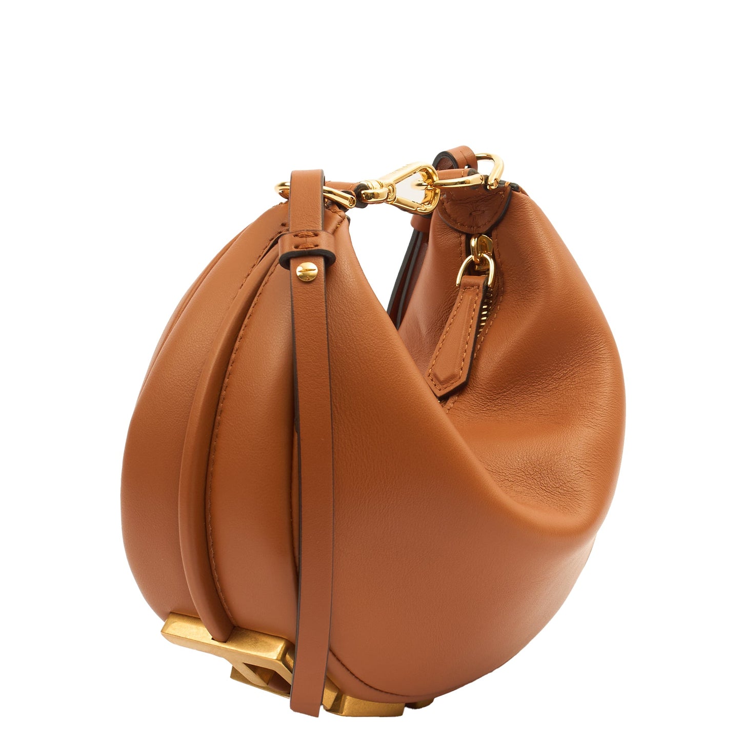 Fendi Cross Body Fendigraphy Small in Brown, Leather — Alternate View 8