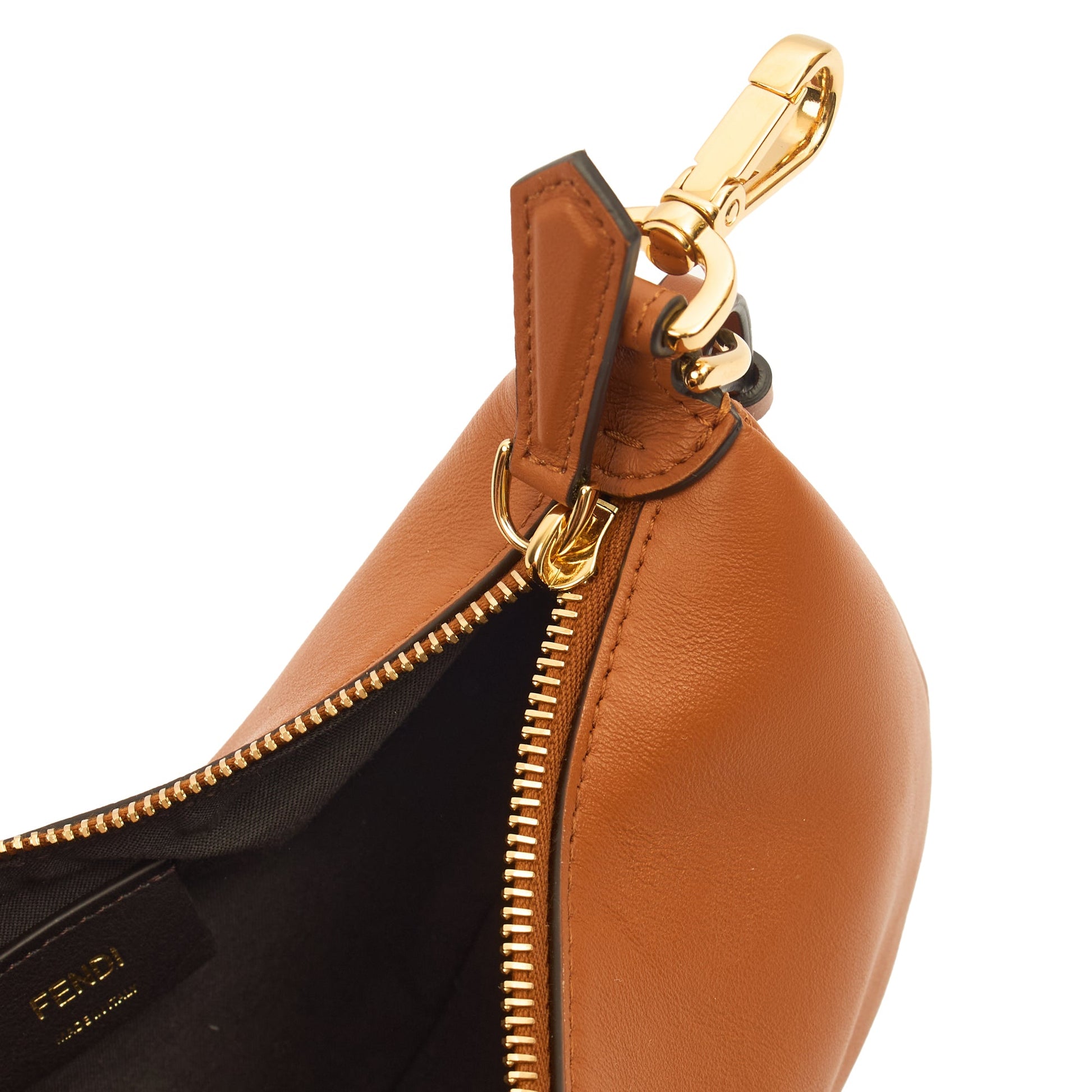 Fendi Cross Body Fendigraphy Small in Brown, Leather — Alternate View 17