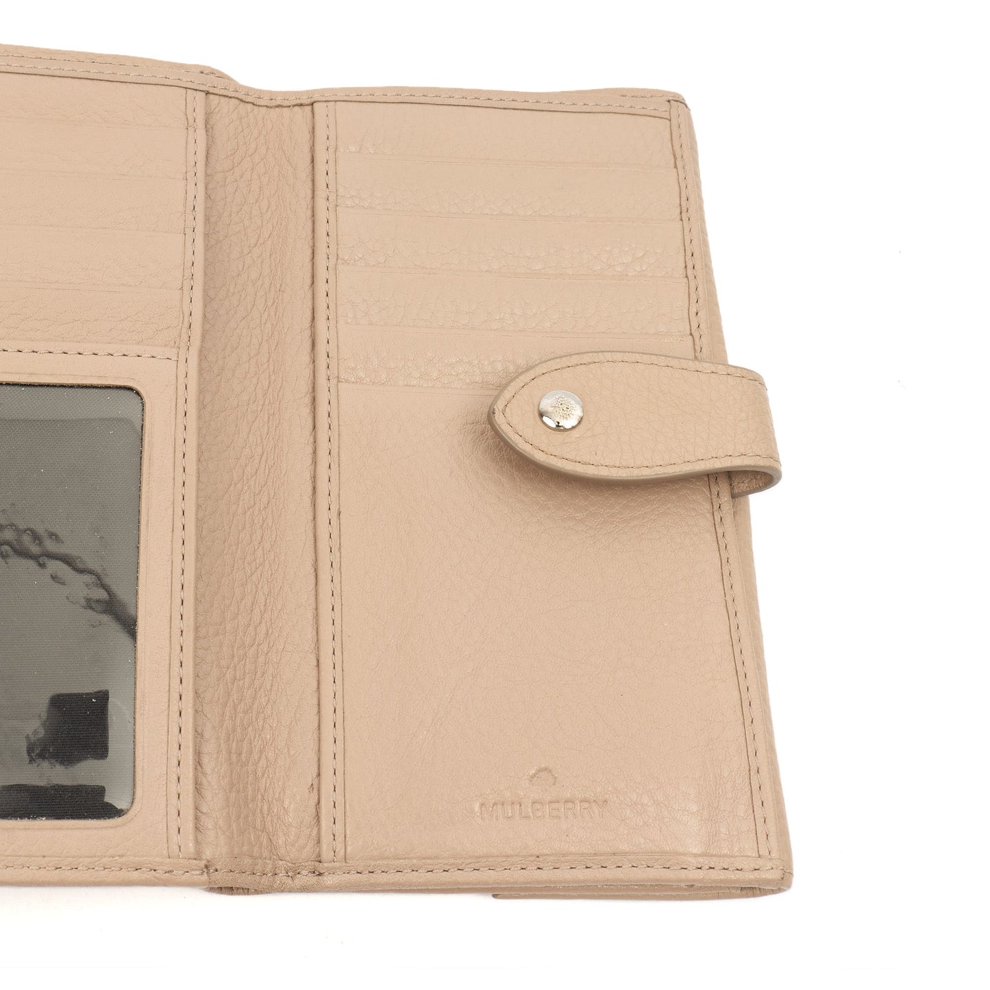Mulberry Purse Wallet in Neutral, Leather — Alternate View 7