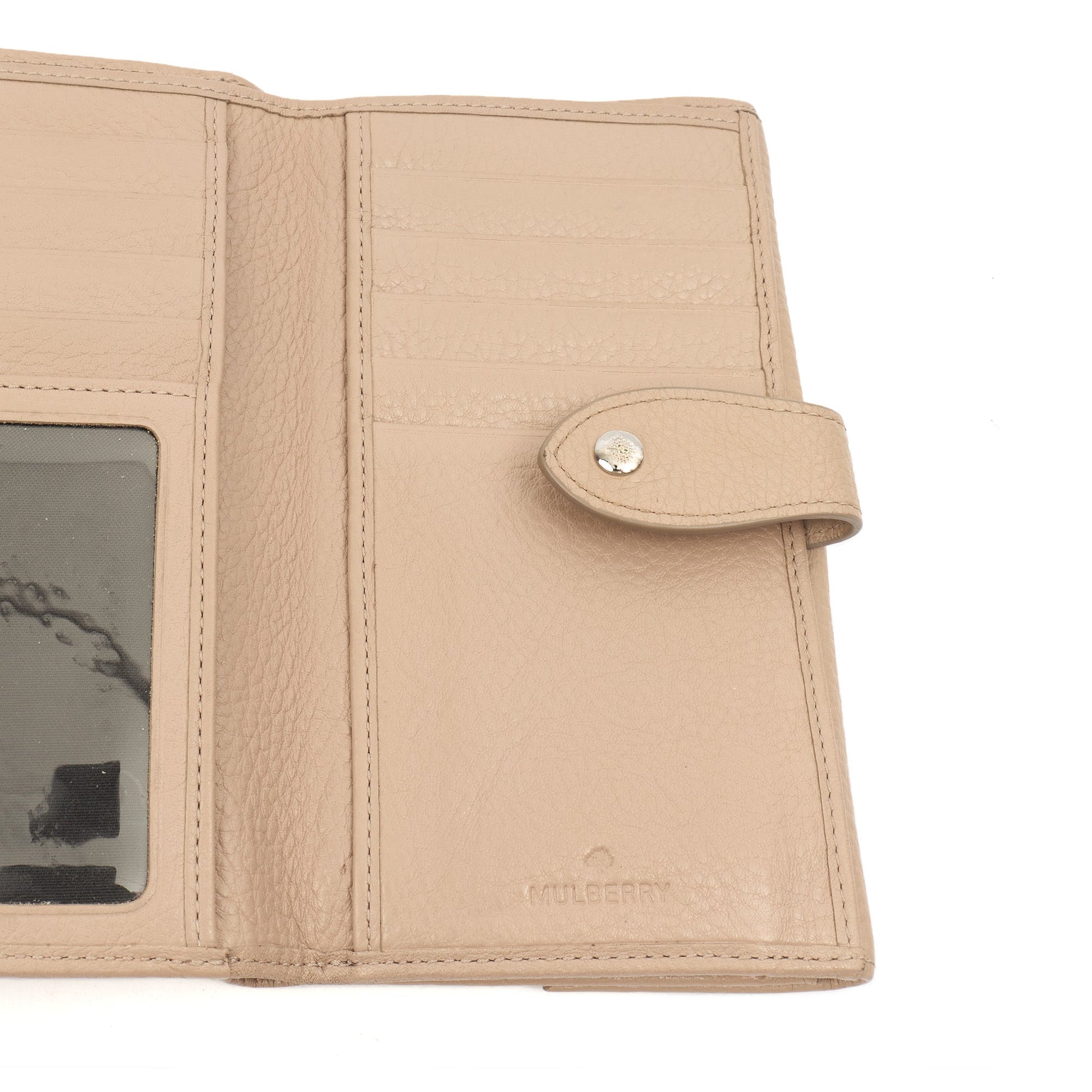 Mulberry Purse Wallet in Neutral, Leather — Alternate View 14