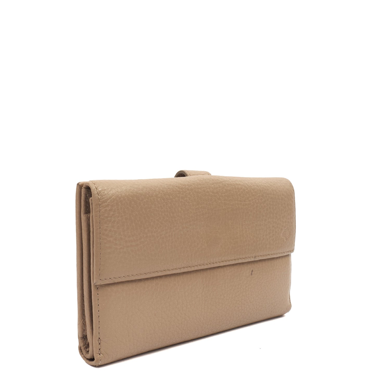 Mulberry Purse Wallet in Neutral, Leather — Back View