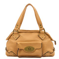 Mulberry Tote Vintage Tote  in Neutral, Calfskin Leather — Front View