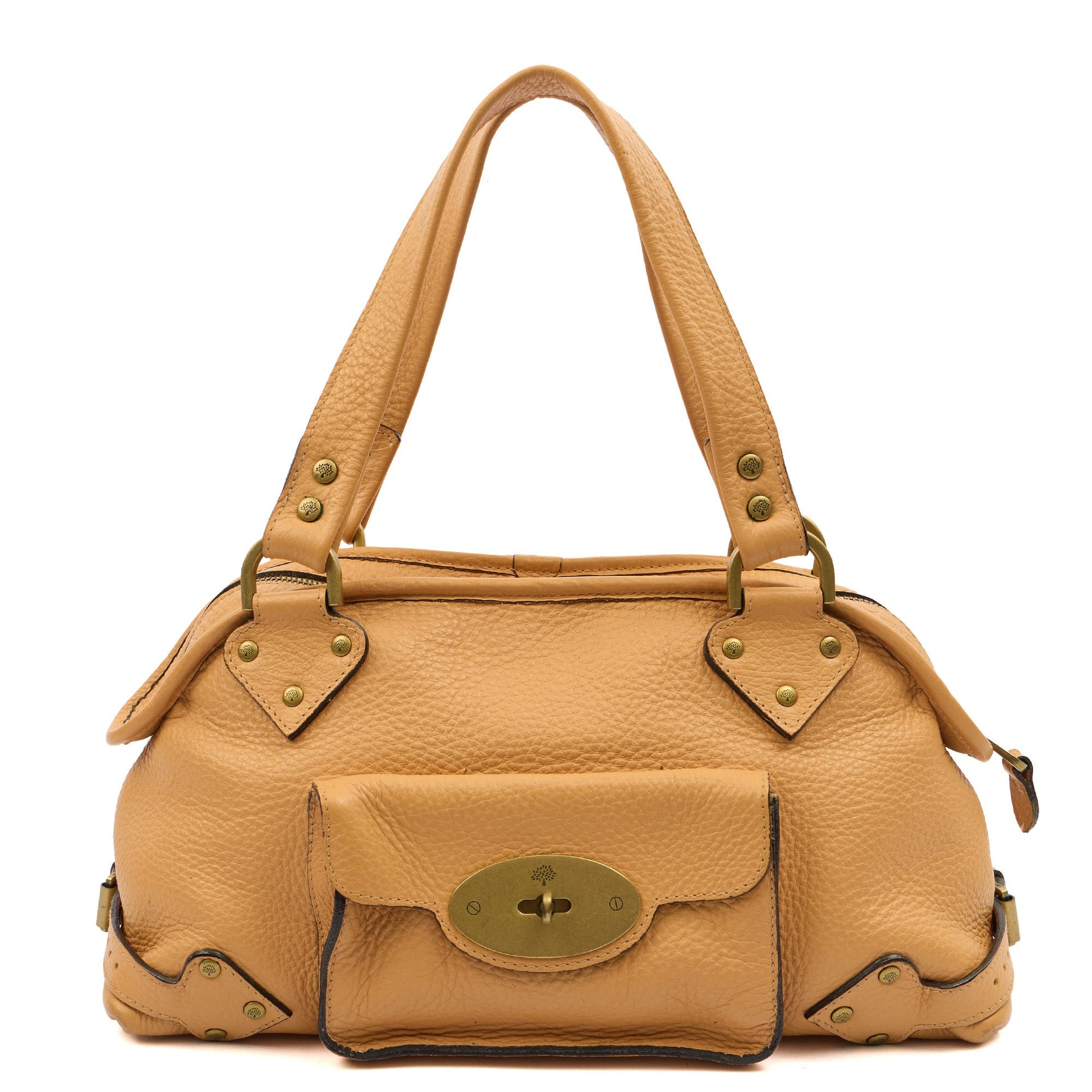 Mulberry Tote Vintage Tote  in Neutral, Calfskin Leather — Alternate View 13