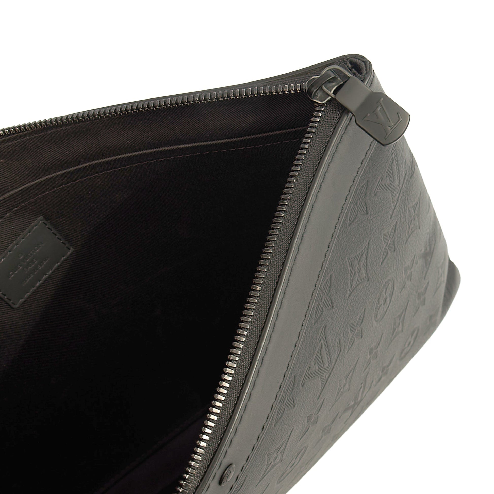 Louis Vuitton Clutch Pochette Discovery in Black, Leather — Alternate View 12