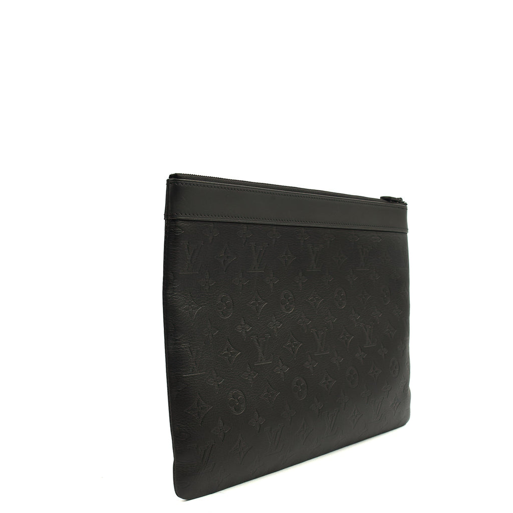 Louis Vuitton Clutch Pochette Discovery in Black, Leather — Alternate View 9