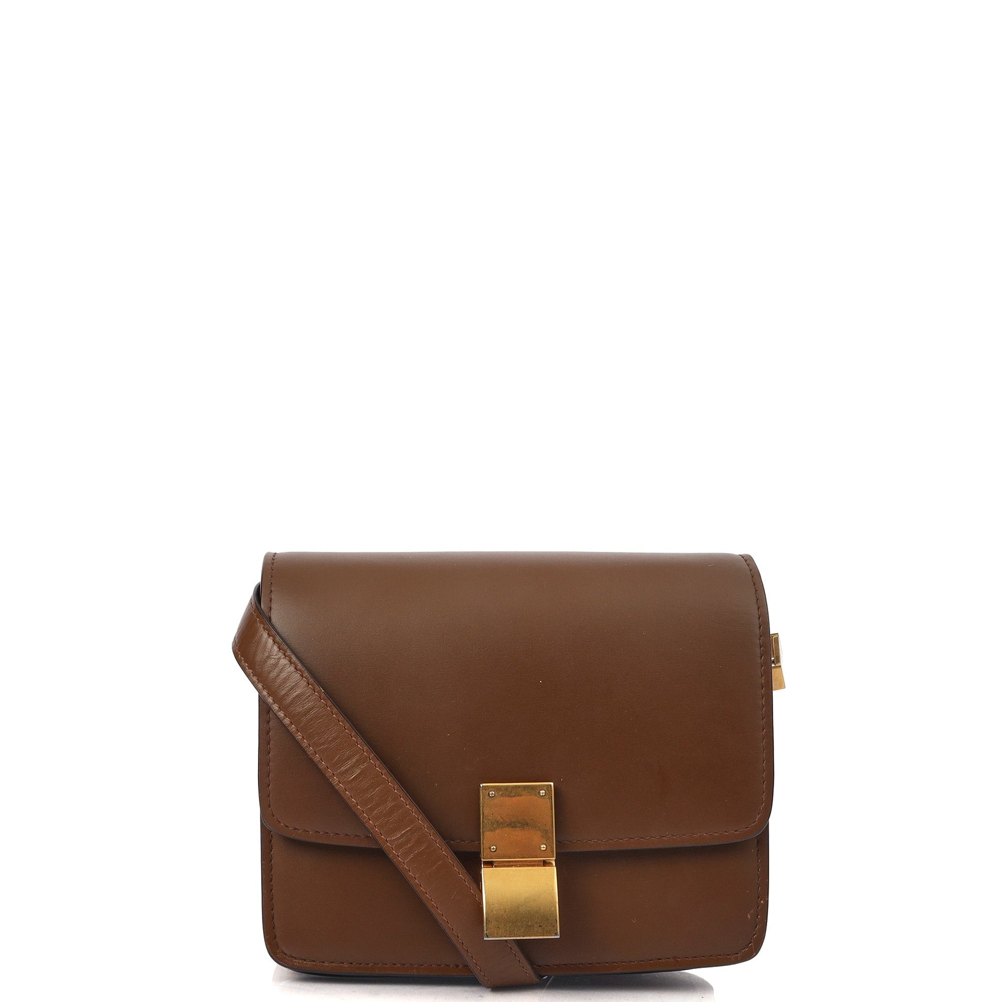 Celine Shoulder Bag Box Bag - Small in Brown, Leather — Alternate View 8