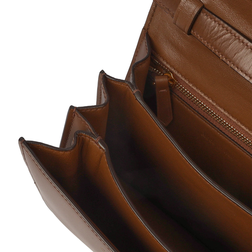 Celine Shoulder Bag Box Bag - Small in Brown, Leather — Alternate View 7