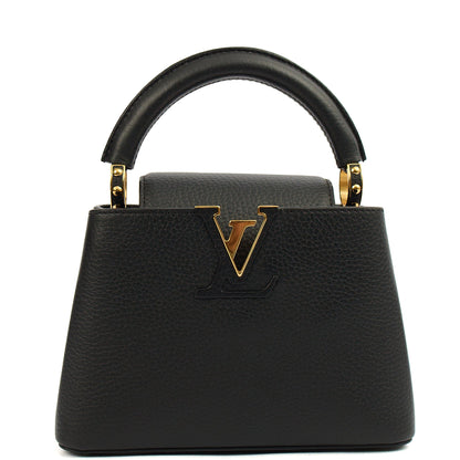Louis Vuitton Mini Bag Capucines Mini in Black, Taurillon Leather — Alternate View 8