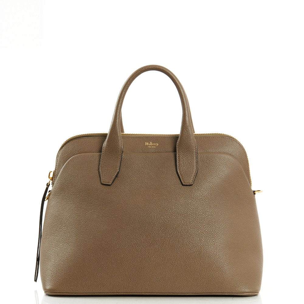 Mulberry Top Handle Colville in Cashmere Taupe, Calfskin Leather — Alternate View 7
