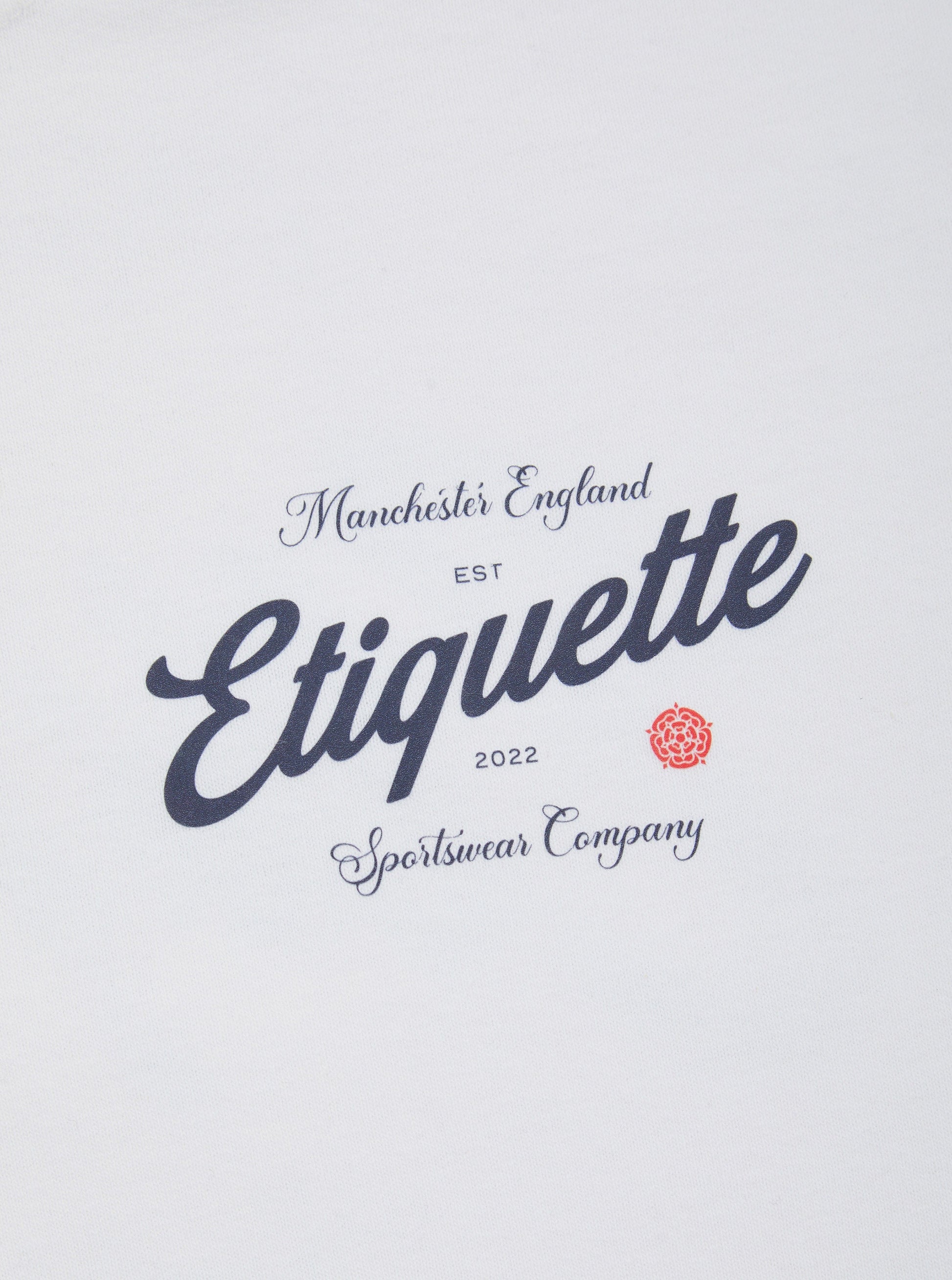 Etiquette The Rose Tee 'White' — Off White — Size S — Detail View