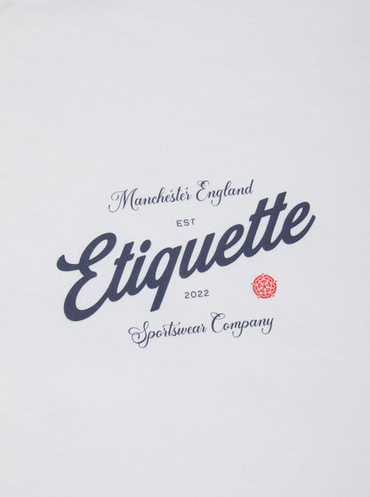 Etiquette The Rose Tee 'White' — Off White — Size S — Detail View