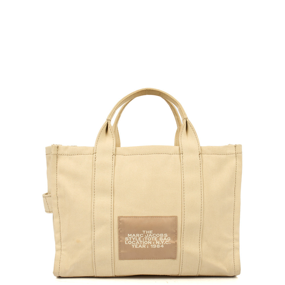 Marc Jacobs Tote The Tote Bag in Neutral, Fabric — Back View