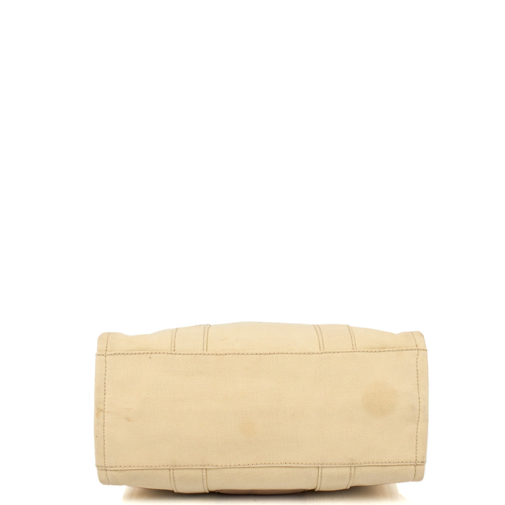 Marc Jacobs Tote The Tote Bag in Neutral, Fabric — Top View