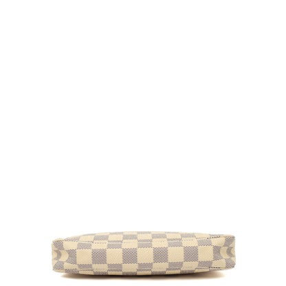 Louis Vuitton Shoulder Bag Pochette in Damier Azur, Canvas — Detail View