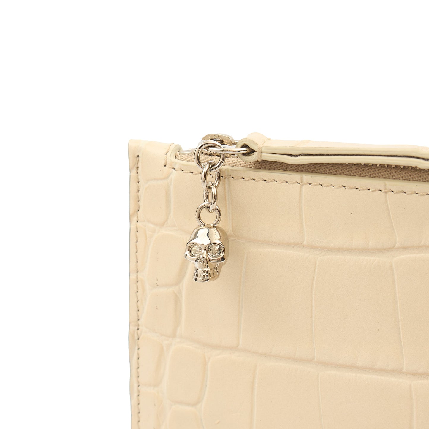Alexander McQueen Clutch Clutch  in Neutral, Exotic Effect Leather — Alternate View 12