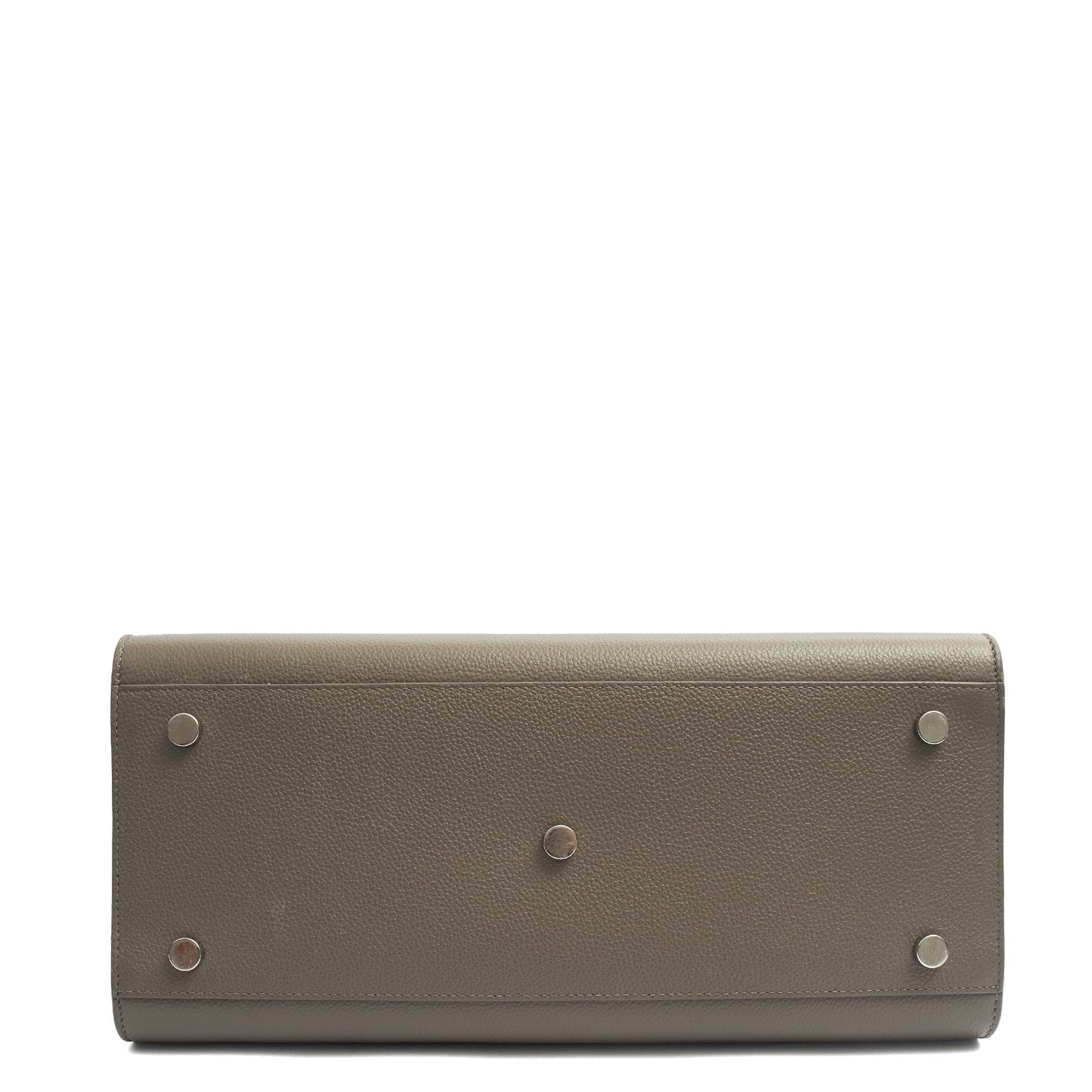 Saint Laurent Tote Sac de Jour in Grey, Calfskin Leather — Top View