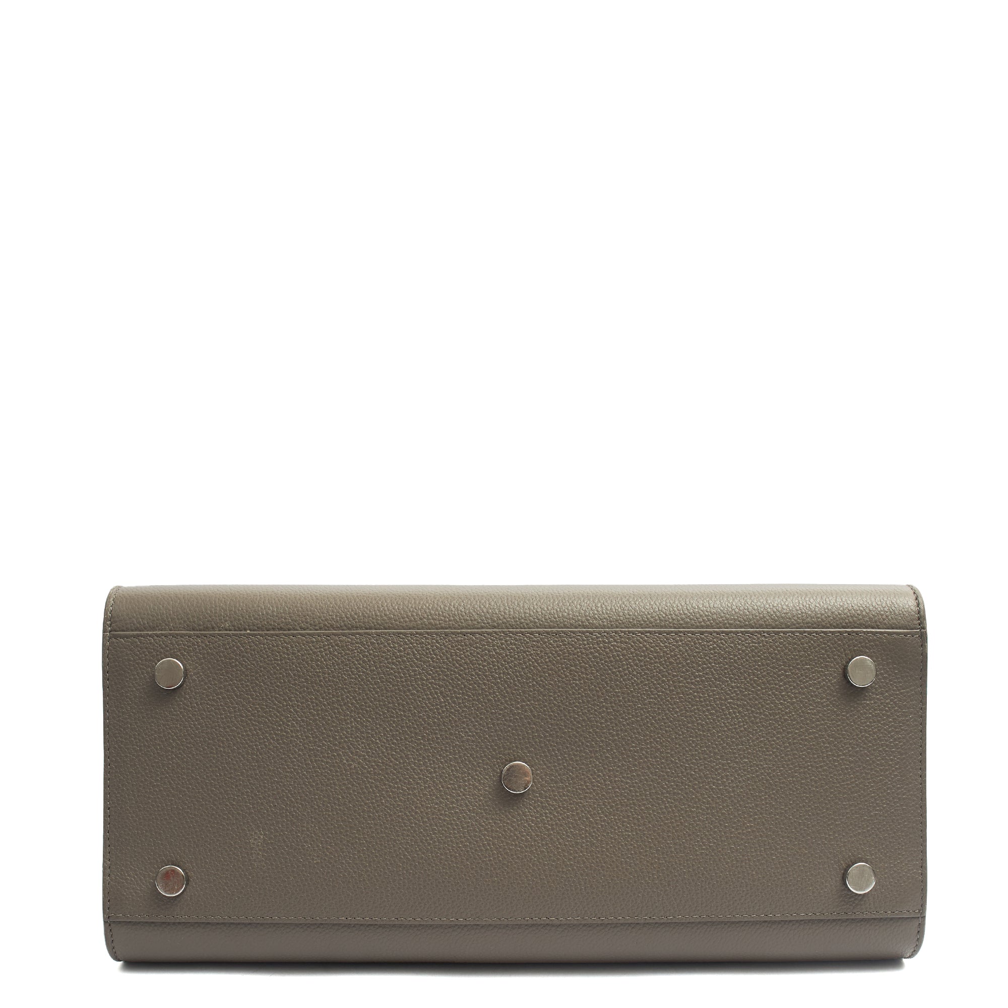 Saint Laurent Tote Sac de Jour in Grey, Calfskin Leather — Top View