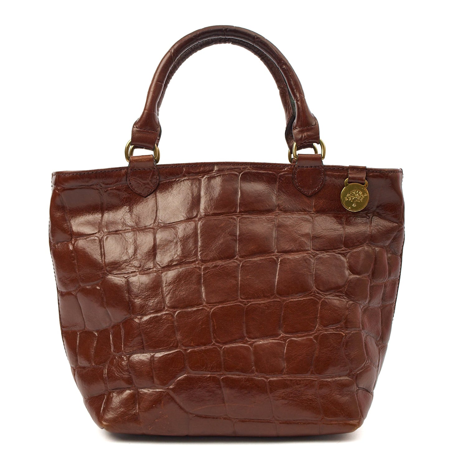 Mulberry Tote Vintage Tote  in Brown, Exotic Effect Leather — Alternate View 10