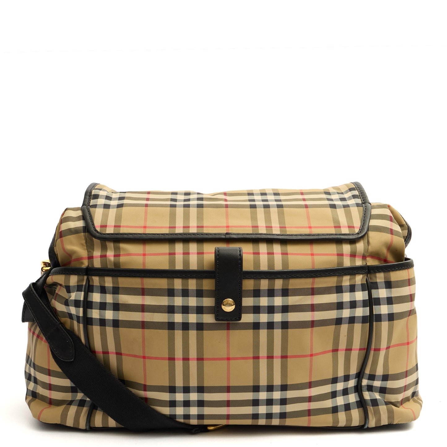 Burberry Tote Baby Changing Bag in Print, Canvas — Back View