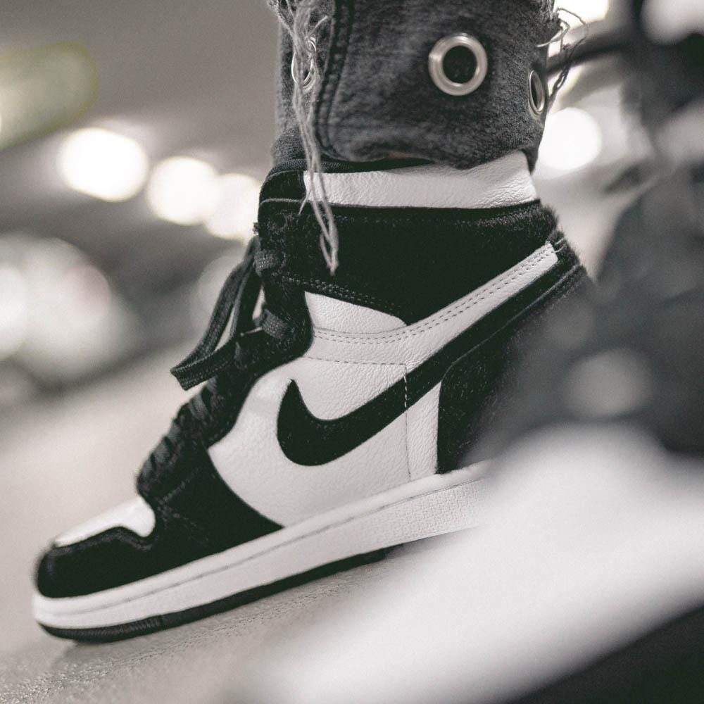 Air Jordan 1 Black White Womens — UK 2.5 | EU 35.5 | US 5 — Lifestyle View