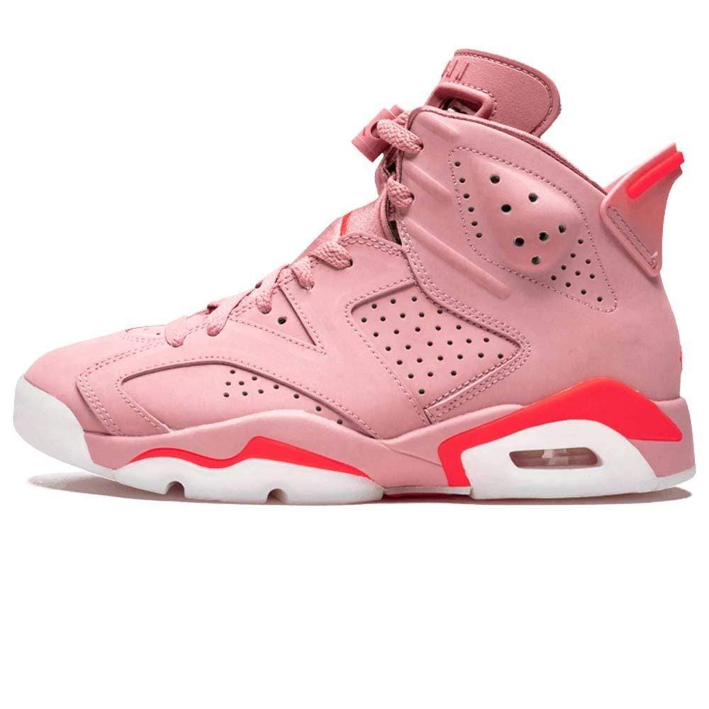 Aleali May x Wmns Air Jordan 6 Retro 'Millennial Pink' — UK 2.5 | EU 35.5 | US 5 — Front View
