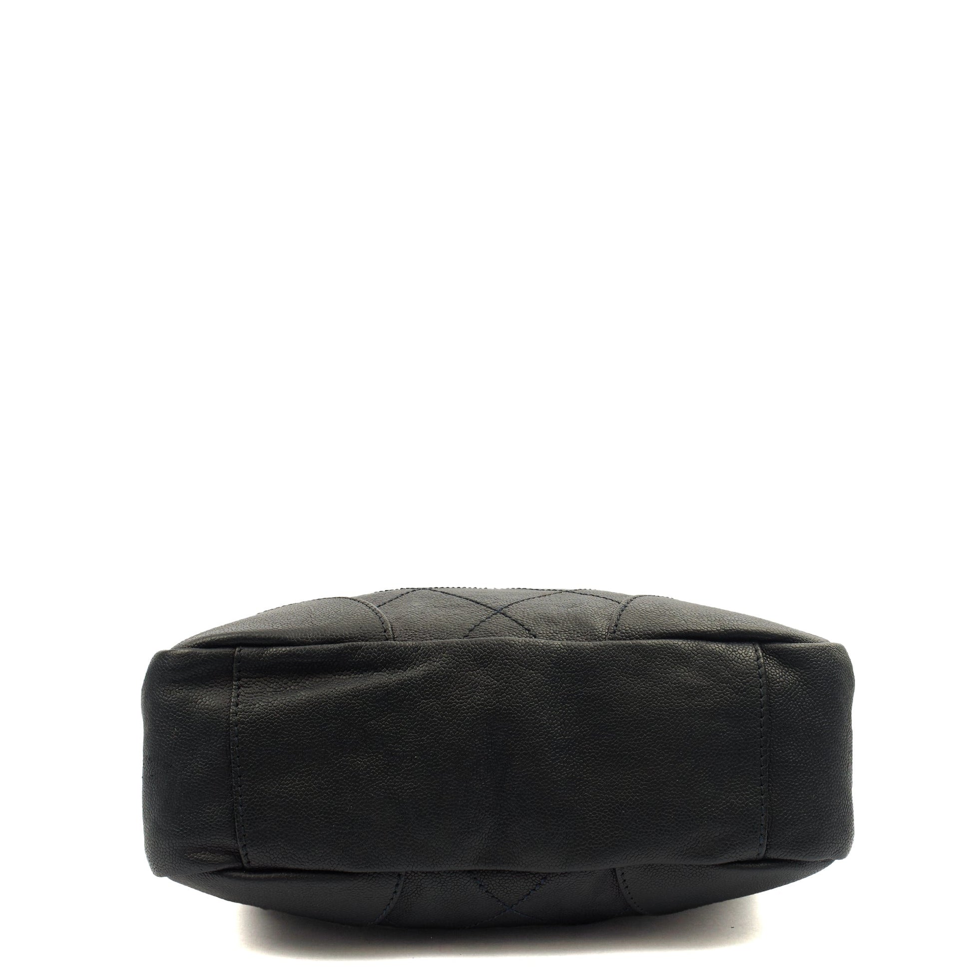 Chanel Tote Outdoor Ligne Bowler Bag in Black, Caviar Leather — Alternate View 12