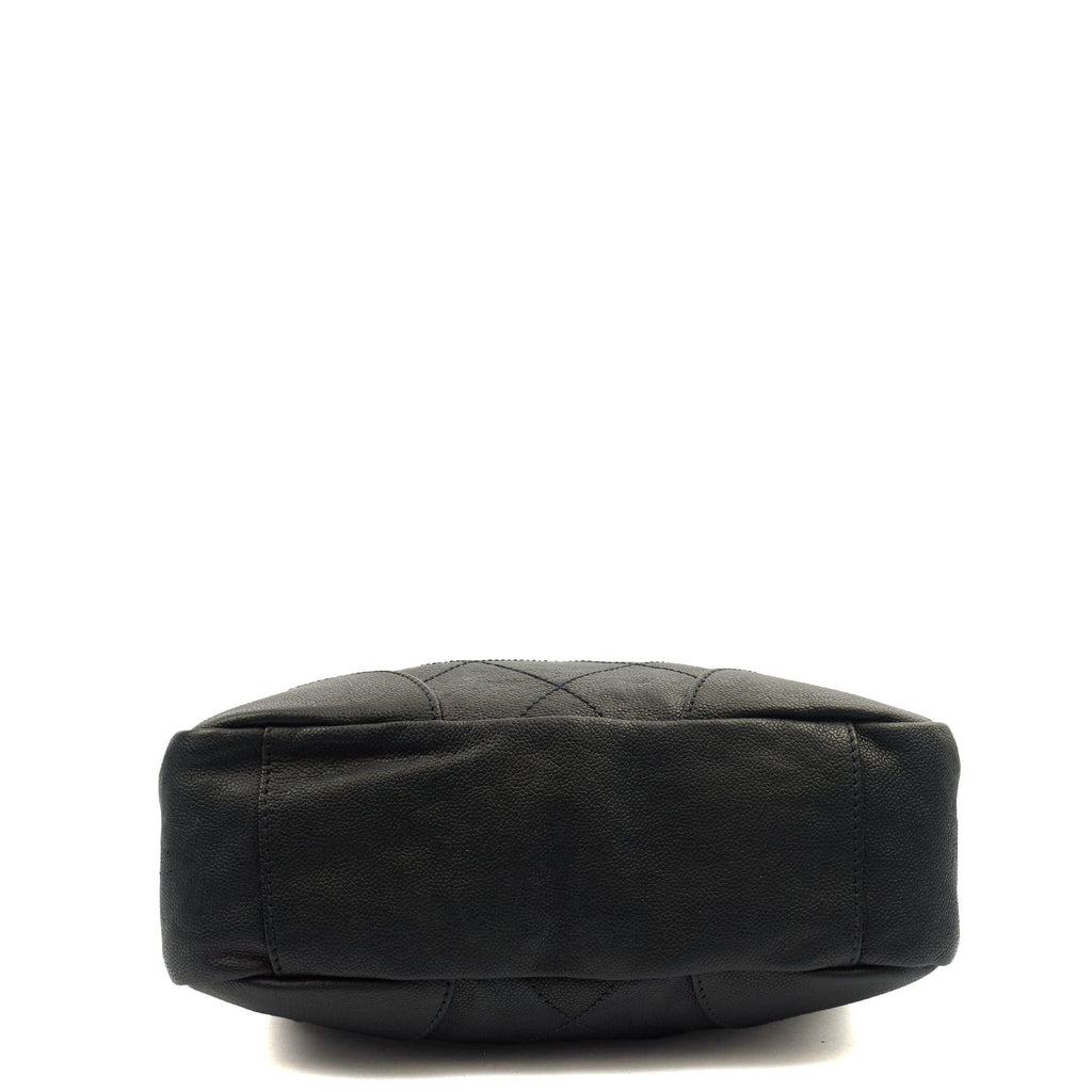 Chanel Tote Outdoor Ligne Bowler Bag in Black, Caviar Leather — Alternate View 20