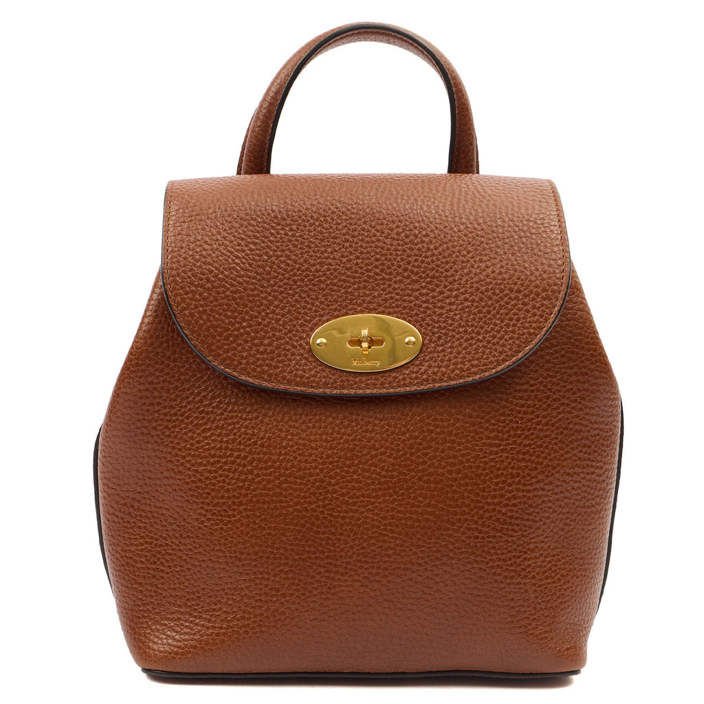 Mulberry Backpack Bayswater Backpack - Mini in Oak, Leather — Front View