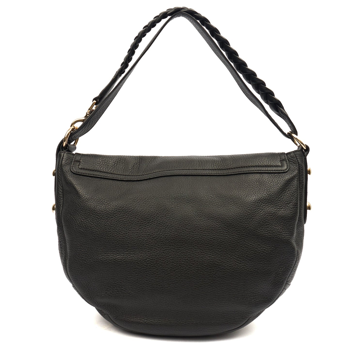 Mulberry Satchel Daria Satchel in Black, Leather — Top View