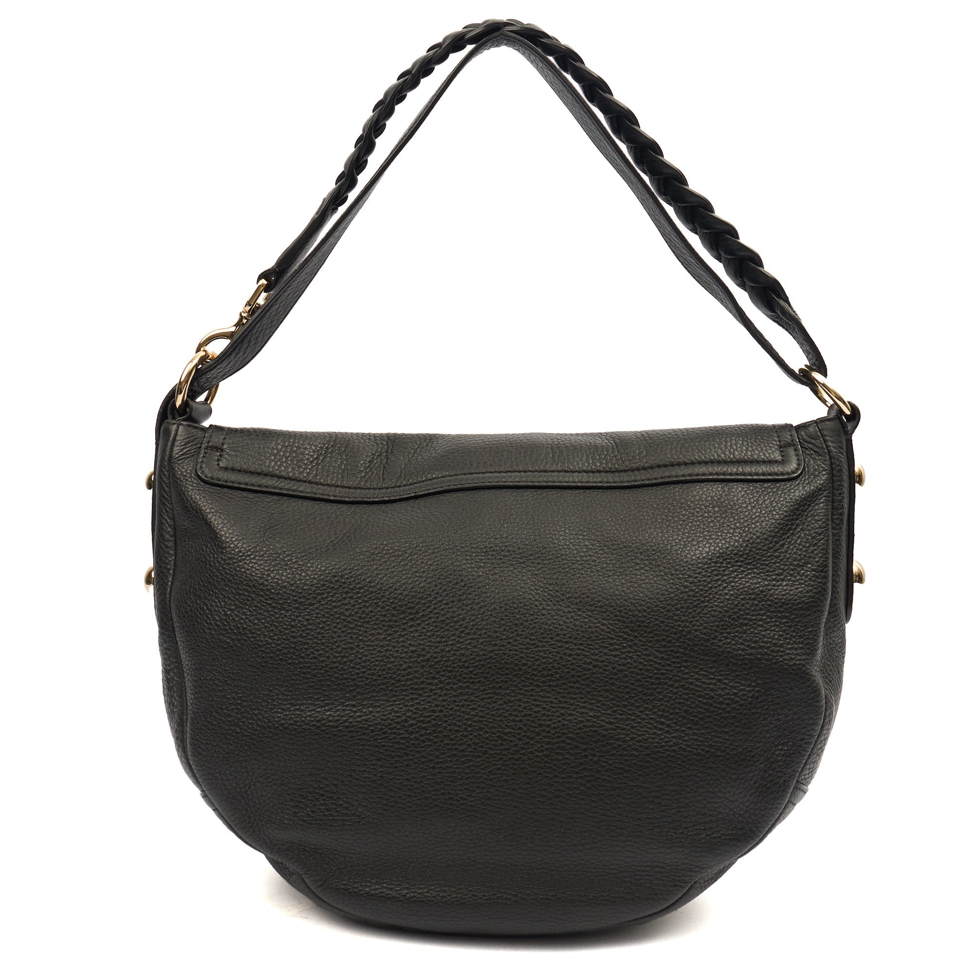 Mulberry Satchel Daria Satchel in Black, Leather — Top View